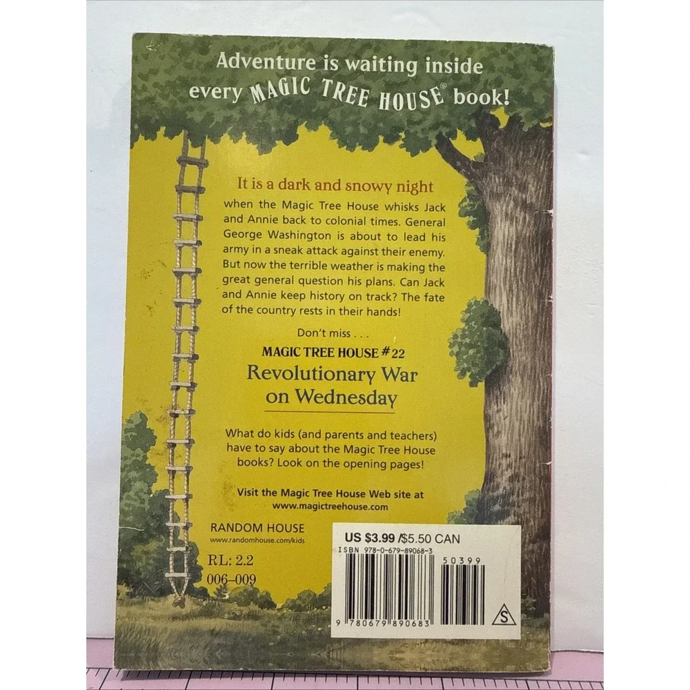 Magic Tree House #22 Revolutionary War on Wednesday By Mary Pope Osborne